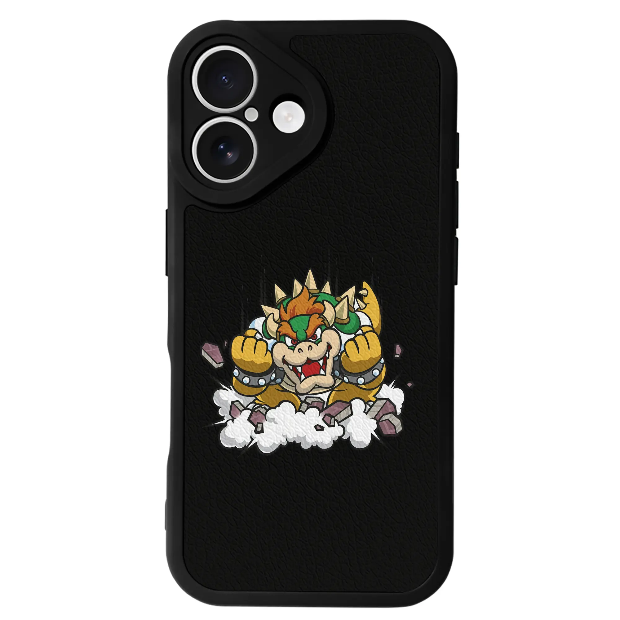 マリオ グッズ クッパ - IPhone 16シリーズ対応 ・ シリコンスマホケース ・ レザー調 ・ 高精度フィット ・ 耐衝撃 ・ ワイヤレス充電対応 ・ 精密カット